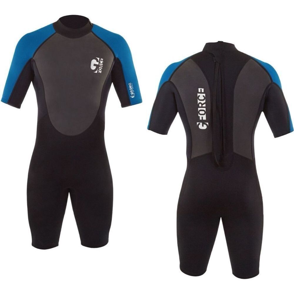 G/FORE Kids Swim Wetsuit - Black and Blue